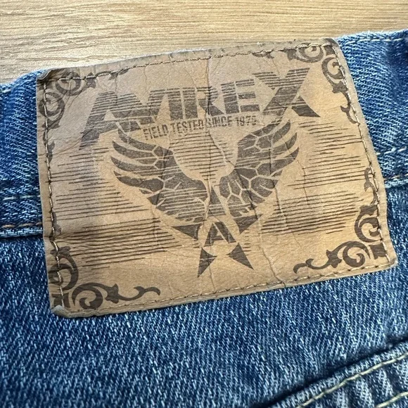 Avirex Men’s Relaxed Fit Jeans Sz 30 – Distressed Vintage Y2K Style - Picture 15 of 15